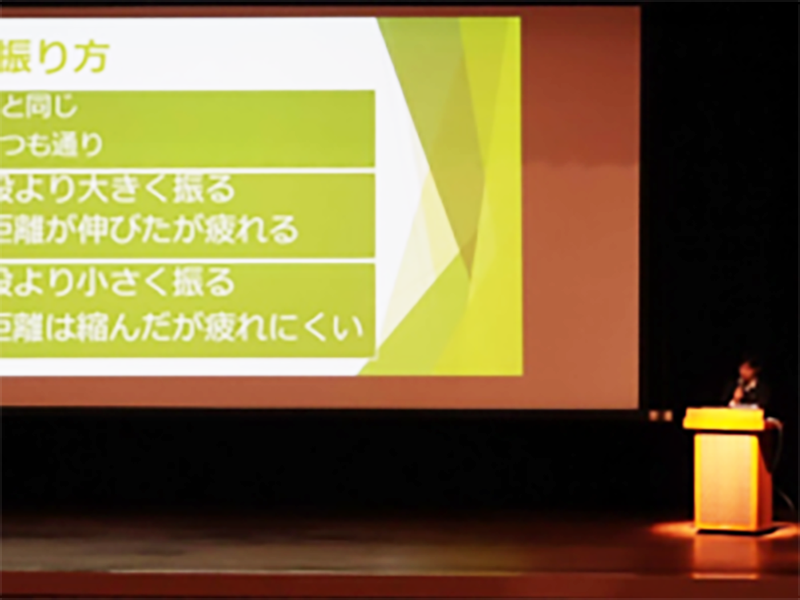 総合学習の代表生徒発表