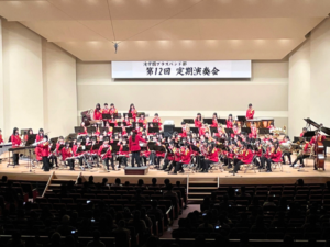 【滝中学校】<br>ブラスバンド部の定期演奏会を実施