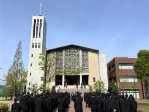【名古屋中学校】<br>中学校と高等学校の入学式